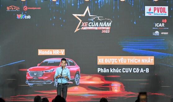 Honda City, Honda Civic và Honda HR-V vinh dự nhận Danh hiệu “Xe được yêu thích nhất” phân khúc xe gầm thấp cỡ B, xe gầm thấp cỡ C và xe Crossover cỡ A-B tại Chương trình Bình chọn “Xe của năm 2023”