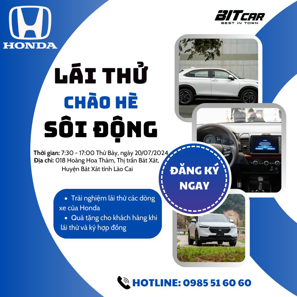 SỰ KIỆN TRẢI NGHIỆM LÁI THỬ 